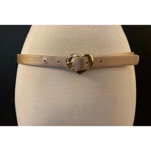GAP Skinny Metallic Rose Gold Belt sz XL